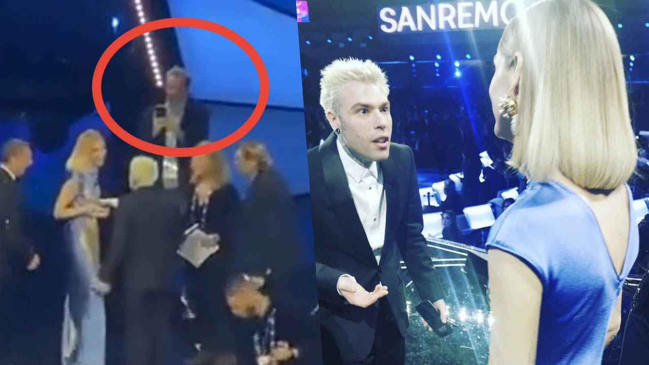 Fedez et Chiara, l'auteur parle qui a filmé la scène après le baiser avec Rosa Chemical