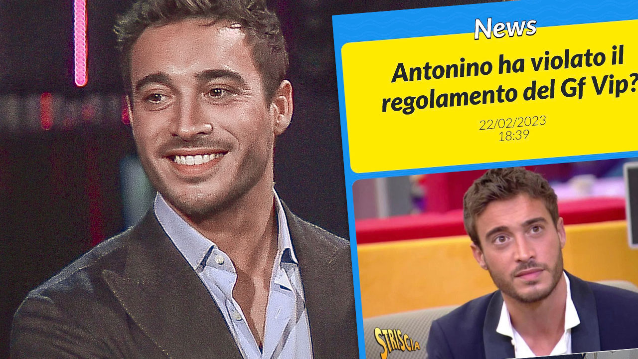 Striscia la Notizia attaque: "Antonino Spinalbese a-t-il violé le règlement Big Brother?"