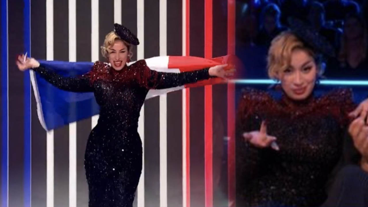 Zarra ne prend pas bien le résultat du télévote et donne le majeur à l'Eurovision