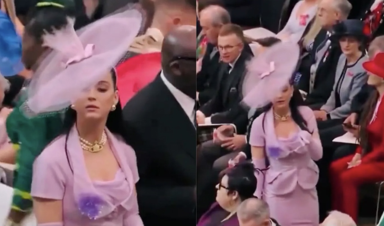 Katy Perry désorientée au couronnement du roi Charles III en cherchant sa place
