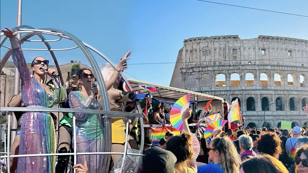 Rome Pride, un million de personnes défilent avec Paola et Chiara et le maire : "Jamais autant"
