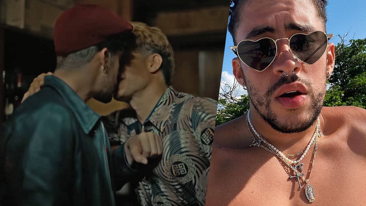Bad Bunny attaqué par des homophobes : le baiser avec Gael García Bernal dans Cassandro