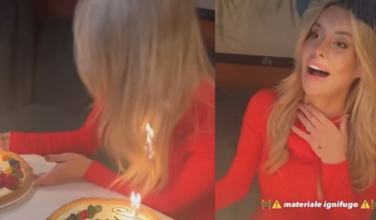 Sophie Codegoni : ses cheveux sont en feu lors de la fête d'anniversaire