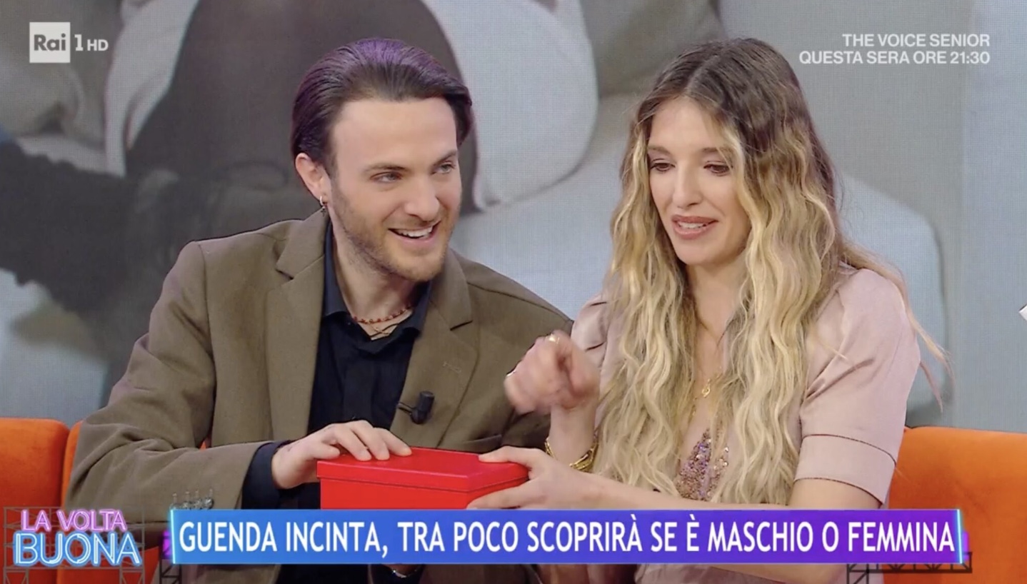 Caterina Balivo organise la révélation du genre à Guenda Goria