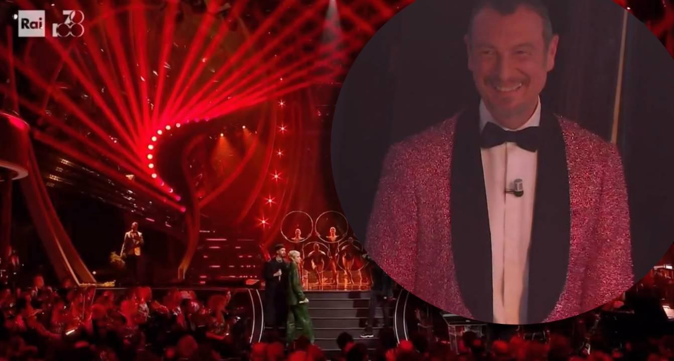 La gaffe d'Amadeus à Sanremo avec Mr Rain et Gemelli DiVersi