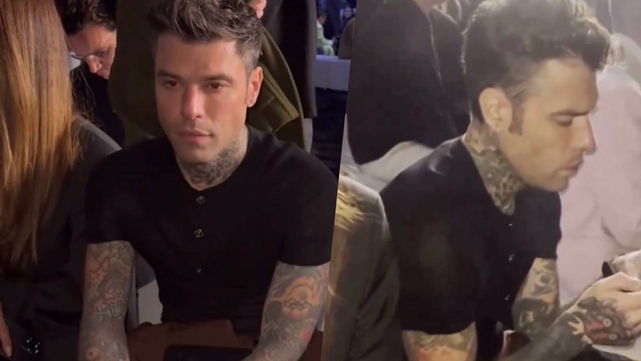 La presse étrangère couvre Fedez chez Versace avec Gigi Hadid et Anne Hathaway