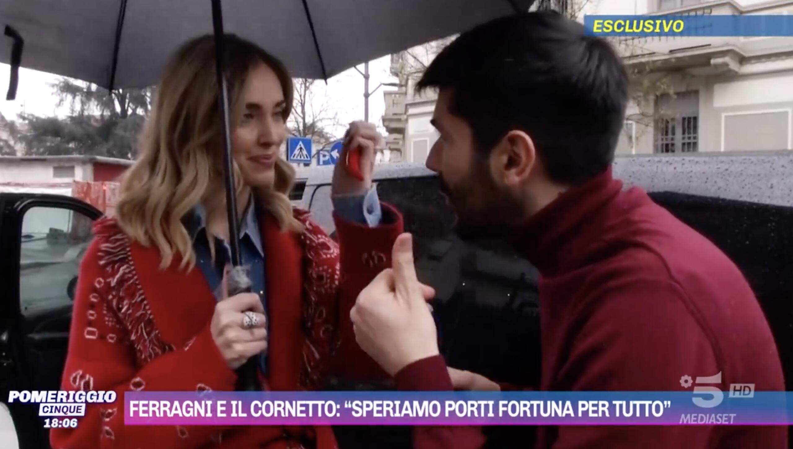 Après-midi 5 livrer le cor anti-malchance à Chiara Ferragni