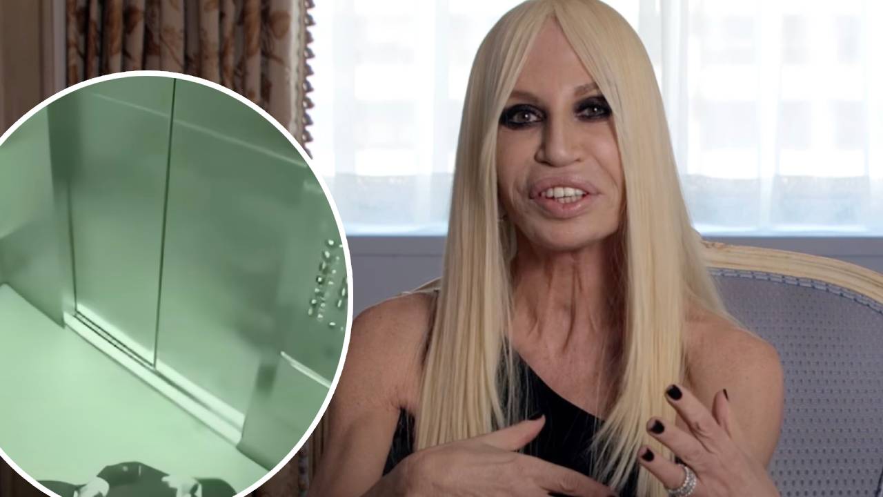 Donatella Versace reste enfermée dans l'ascenseur : "Appelez les pompiers"