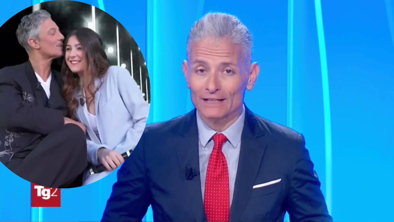 Grosse gaffe sur Tg2, journaliste à micro ouvert sur Fiorello et sa fille : "Maintenant ça..."