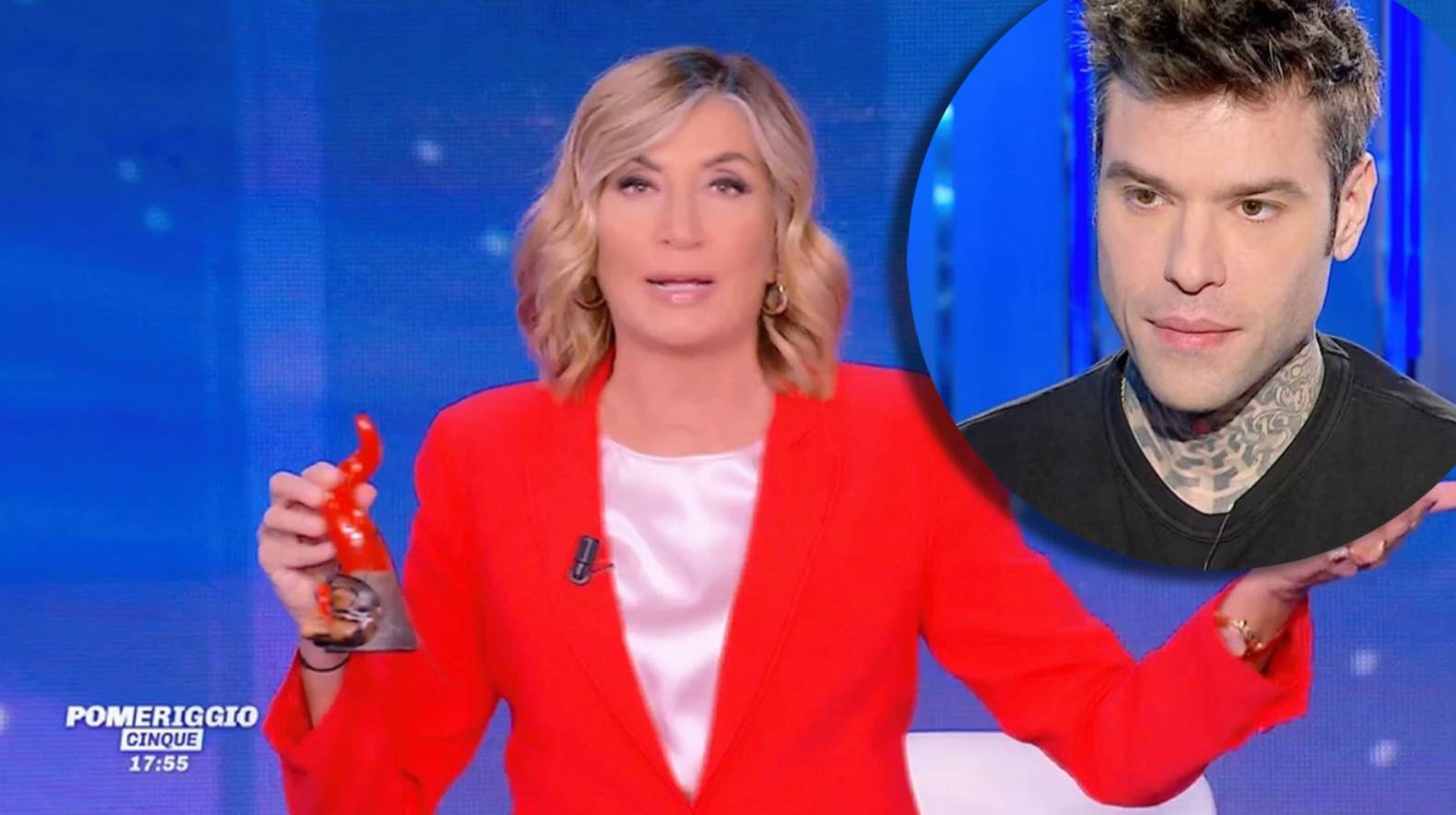 Myrta Merlino et Fedez se sont parlé au téléphone