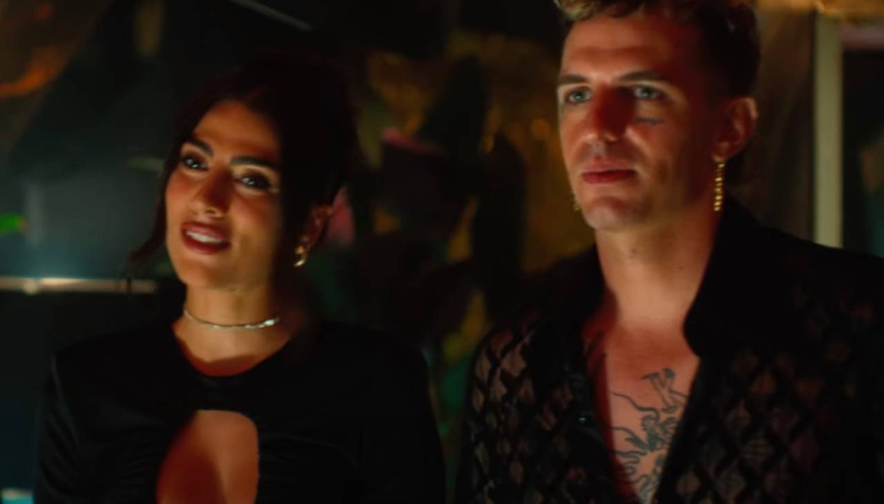 Giulia Salemi et Achille Lauro au casting de la deuxième saison de Prisma