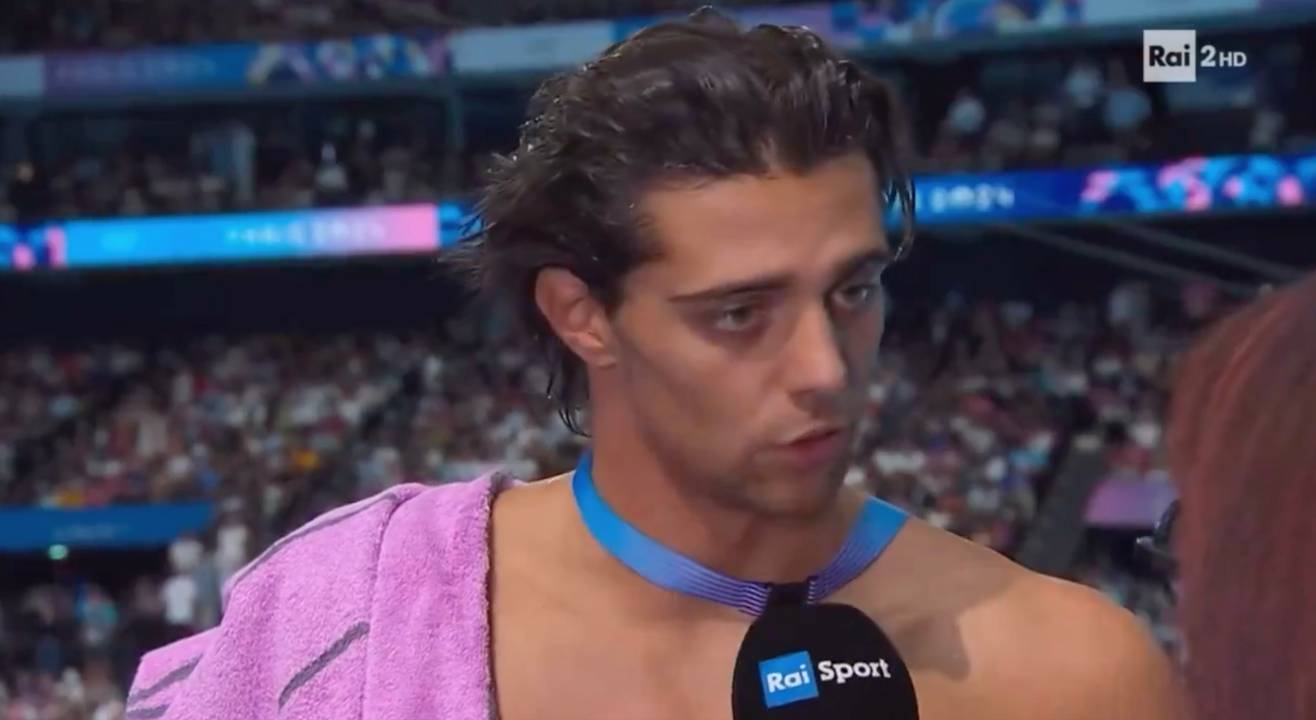 Thomas Ceccon contre l'organisation du village olympique : "Il fait chaud et la nourriture est mauvaise"